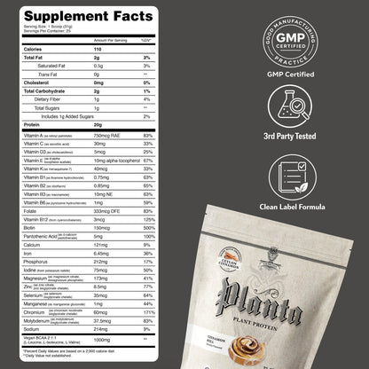 Planta Premium Plant Protein 25 Servings